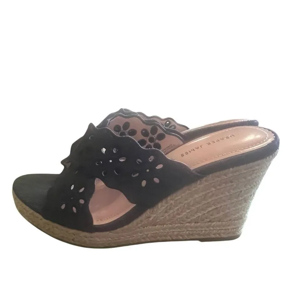 Draper James Emily sandal wedge sz 7